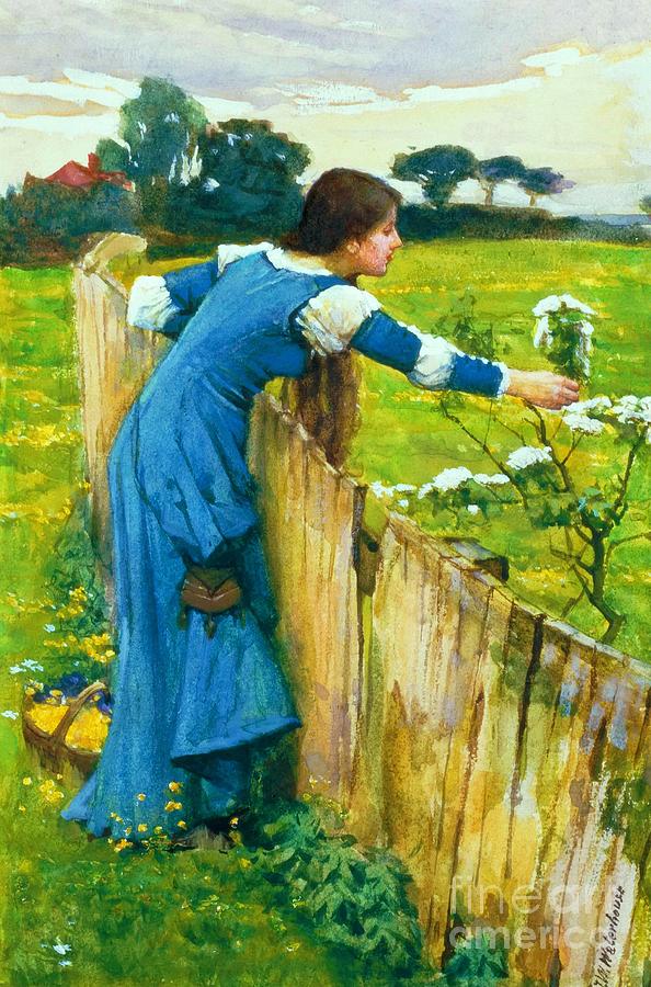 Spring #1 Painting by John William Waterhouse