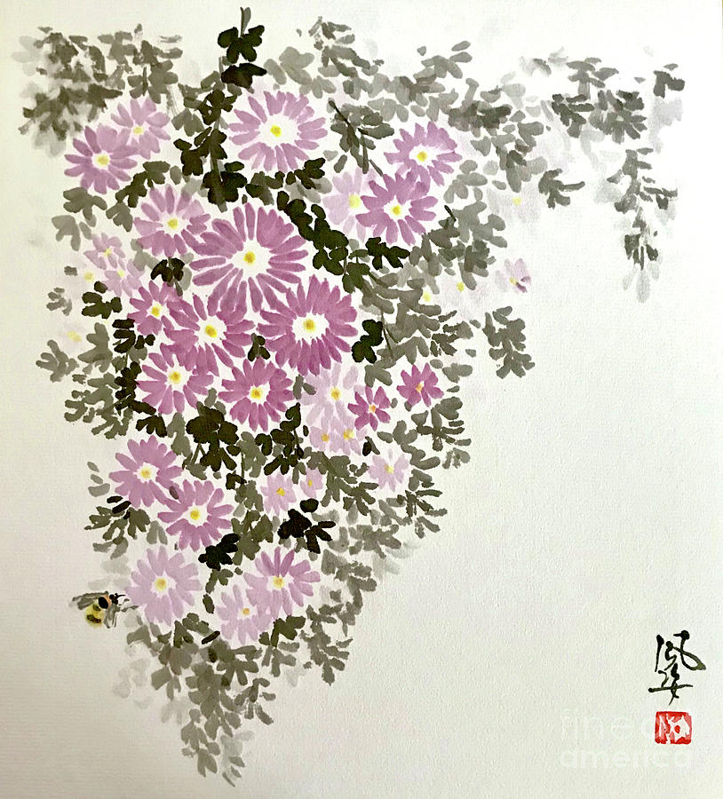Spring Joy Painting by Fumiyo Yoshikawa