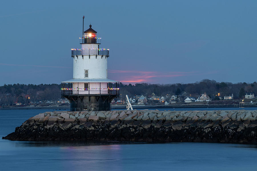 Spring Point Light #1 Photograph by Bob Doucette