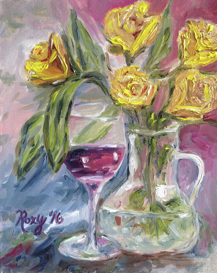 Spring Romance #1 Painting by Roxy Rich