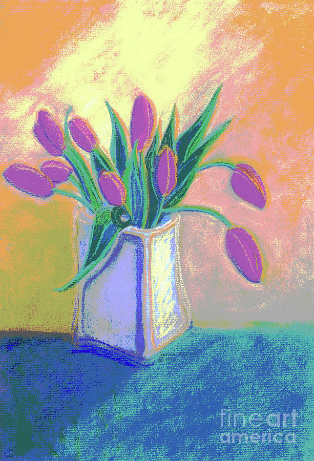 Spring Tulips #1 Painting by Norma Appleton