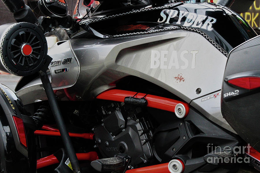 Spyder Beast Motorcycle #1 Photograph by Doc Braham