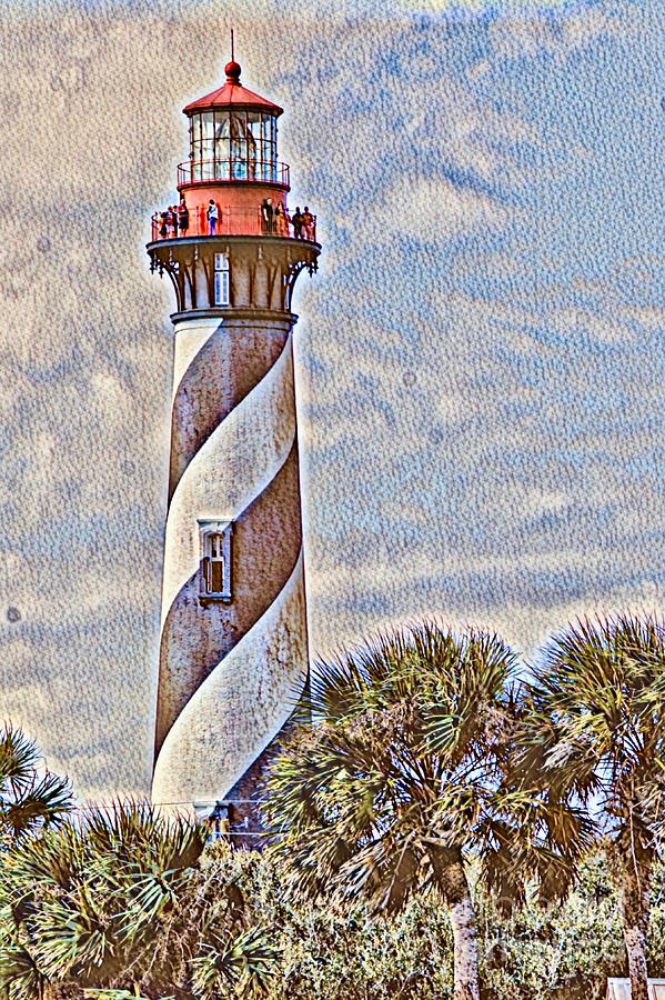 St. Augustine Lighthouse 2 Photograph by Marie Debs - Pixels