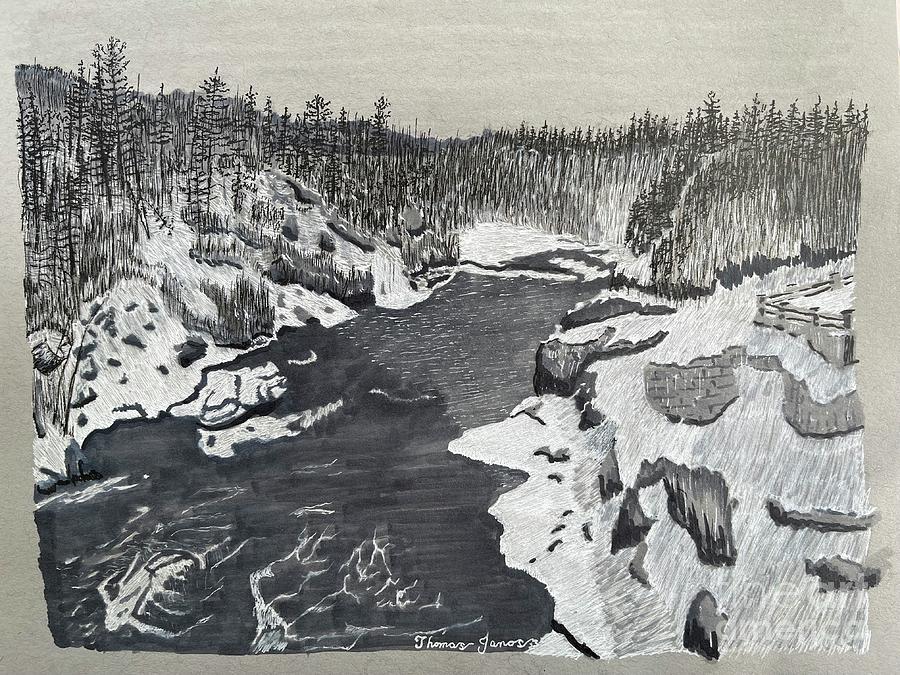 St Croix River Valley #1 Drawing by Thomas Janos