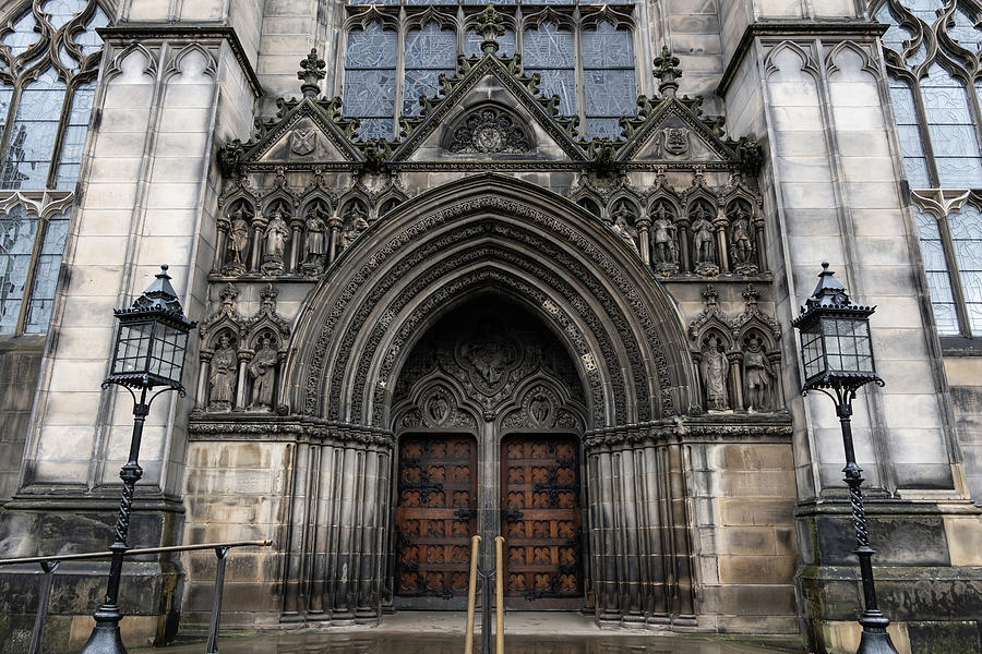 St Giles Cathedral West Doorway In Edinburgh #1 Photograph by Artur Bogacki