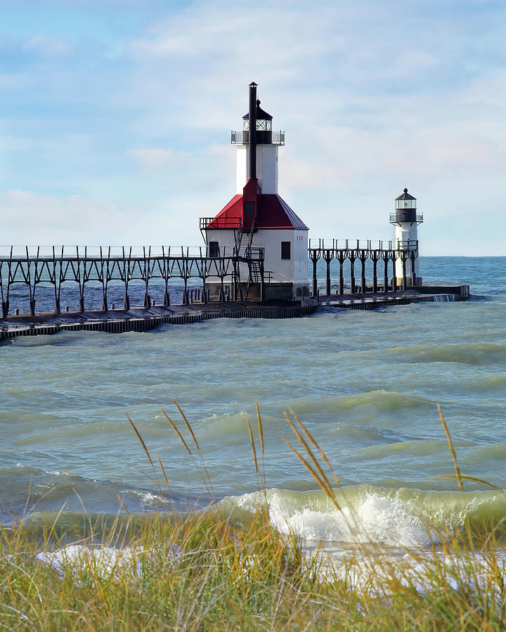St. Joe, Michigan Lighthouse #2 Photograph by Kathi Mirto