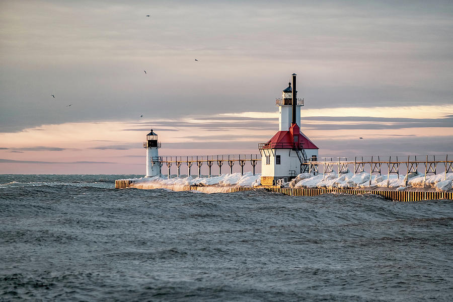 St. Joseph North Pier Lighthouse Photograph By Brian O'Leary - Fine Art ...