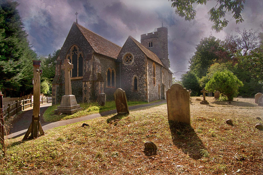 St Mary and The Holy Cross Milstead Photograph by Dave Godden - Fine ...