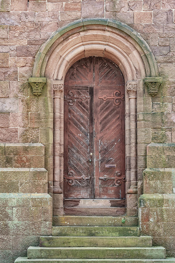 St Marys Church Door, Newport, Rhode Island #1 Photograph by Dawna Moore Photography