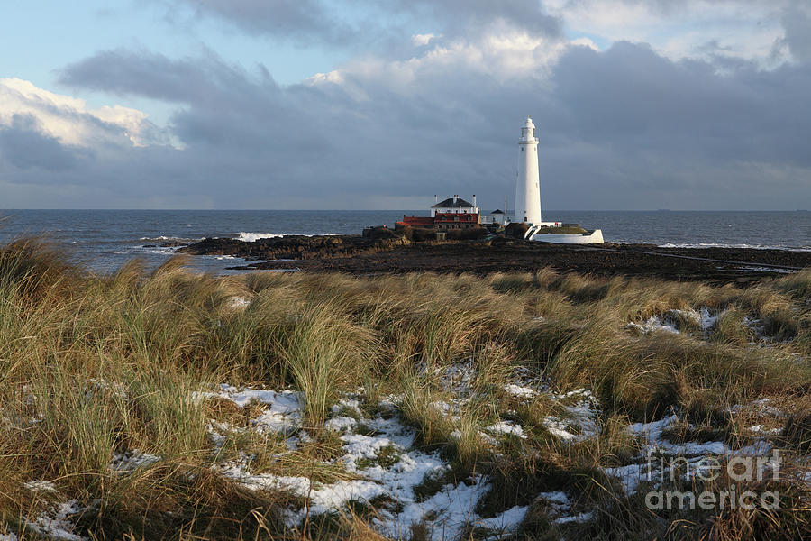St Marys Island in Winter #1 Photograph by Bryan Attewell