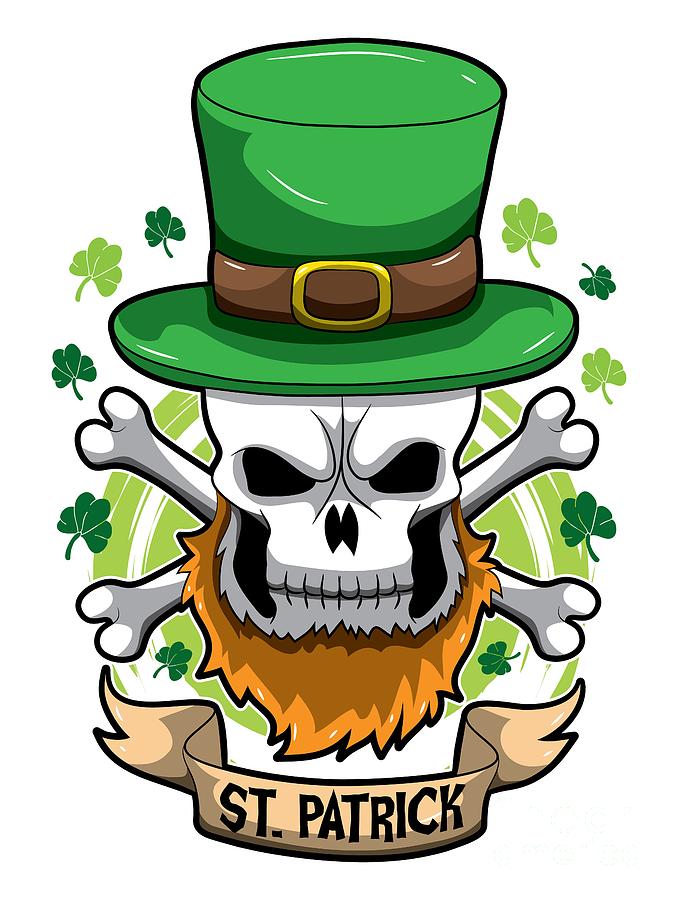 Happy St Patricks Day Ireland Luck Party Digital Art by Mister Tee