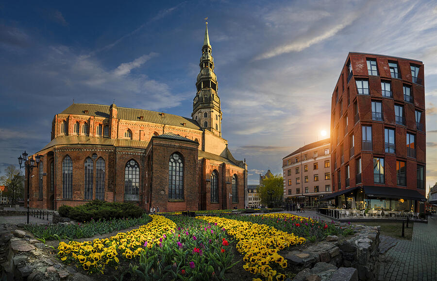 St. Peters Church in Riga, Latvia #1 Photograph by Domingo Leiva St. Peters Church in Riga, Latvia #1 Photograph by Domingo Leiva