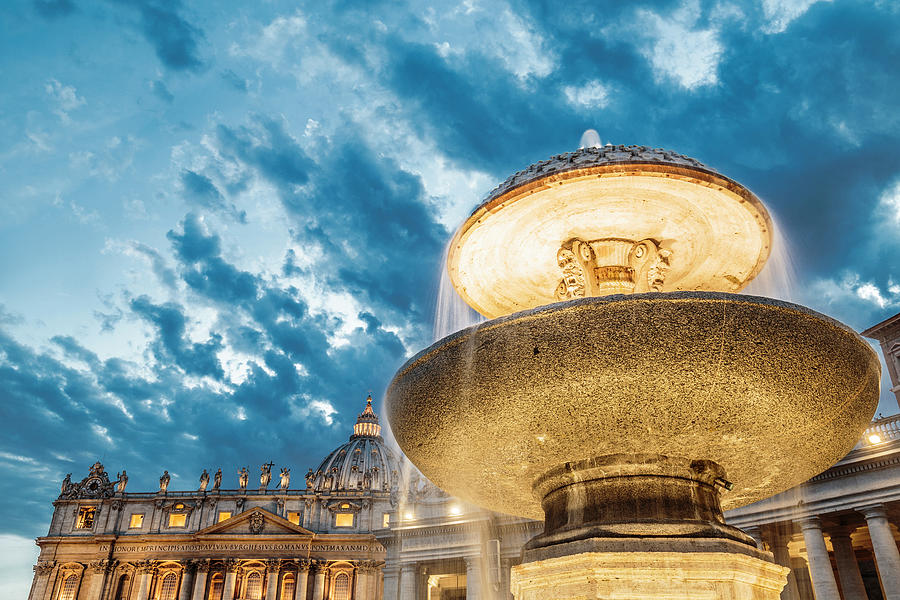 St. Peters Square in Rome, Italy #1 Photograph by Fabiano Di Paolo