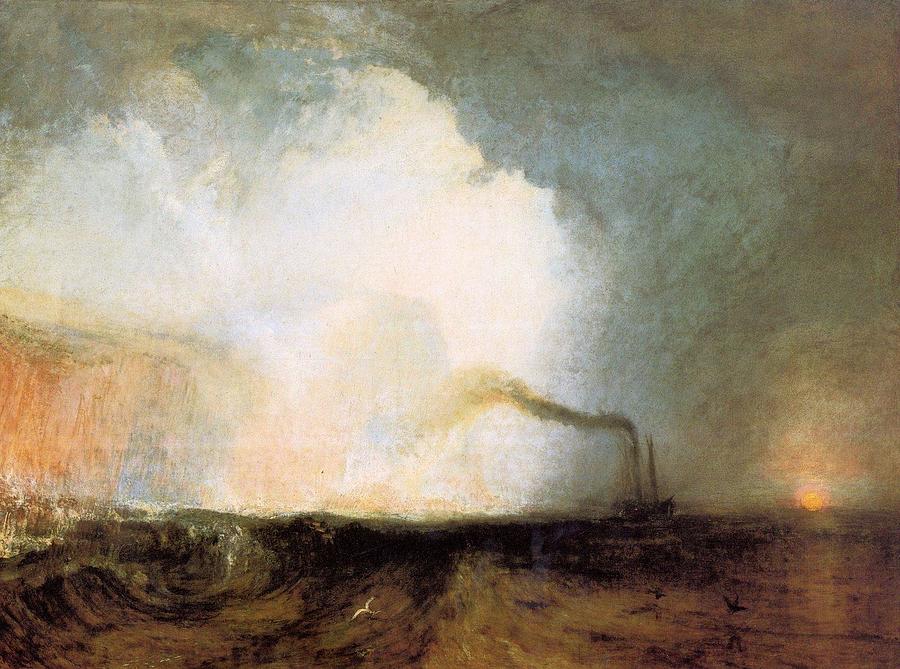 Staffa Fingal's Cave Painting by J M W Turner