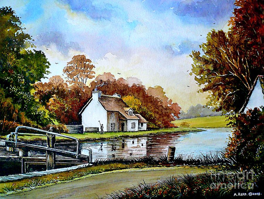 Staffordshire And Worcestershire Canal Painting