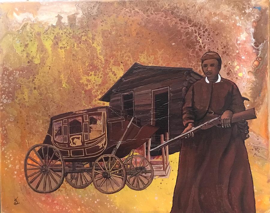 Stagecoach Mary #1 Painting by Karen Buford