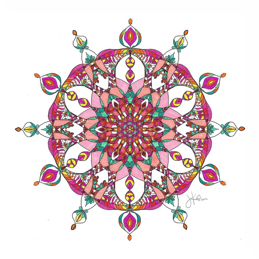 Stained Glass Mandala #19 by Jennifer Kohr Stained Glass Mandala #19 by Jennifer Kohr
