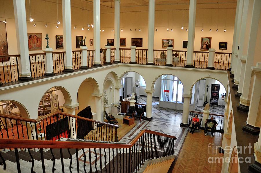 Staircase Entrance Area Of Old Museum Of Art Building Batumi Georgia Photograph