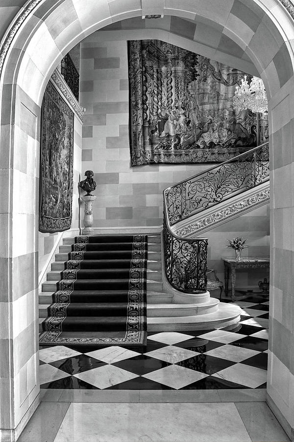 Stairway At Nemours #1 Photograph by Dave Mills