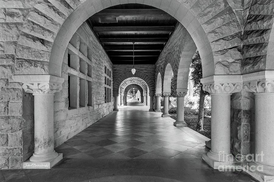 Stanford University Main Quad Walkway Photograph by University Icons