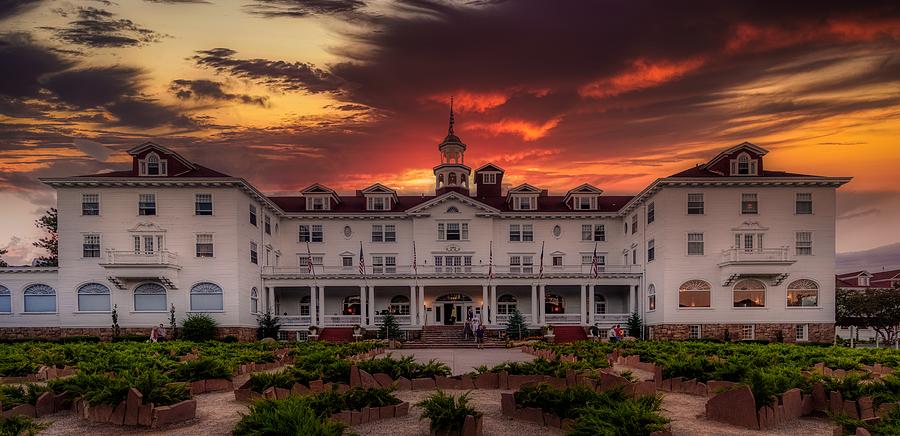 Sunset Photograph - Stanley Hotel At Sunset #1 by Mountain Dreams