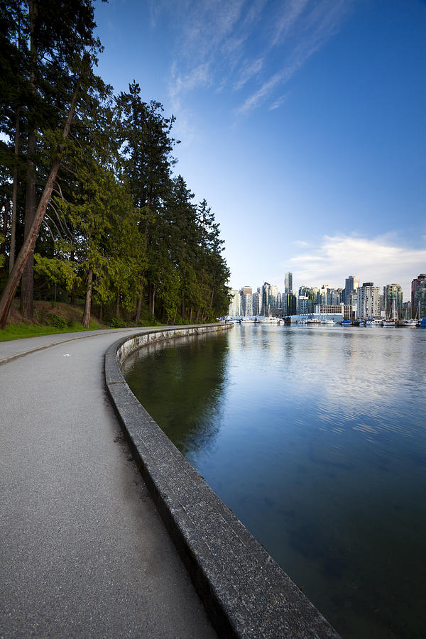 Stanley Park Seawall  Vancouver, BC #1 Photograph by Dan_prat