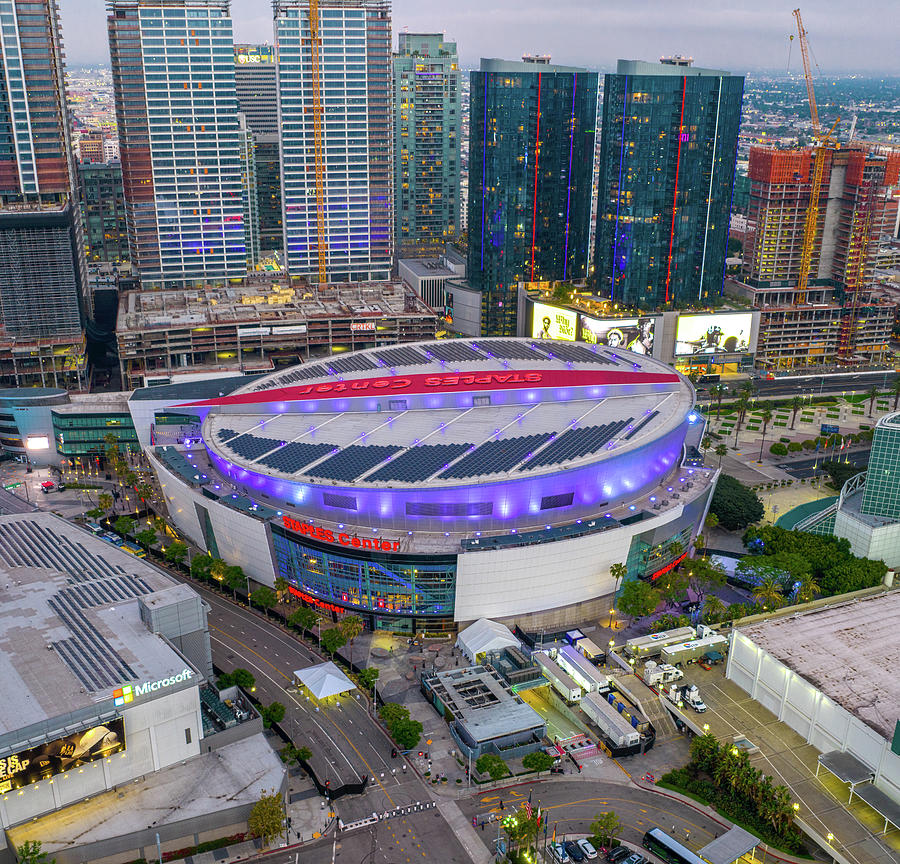 Staples Center Home Of The Los Angeles Lakers Photograph