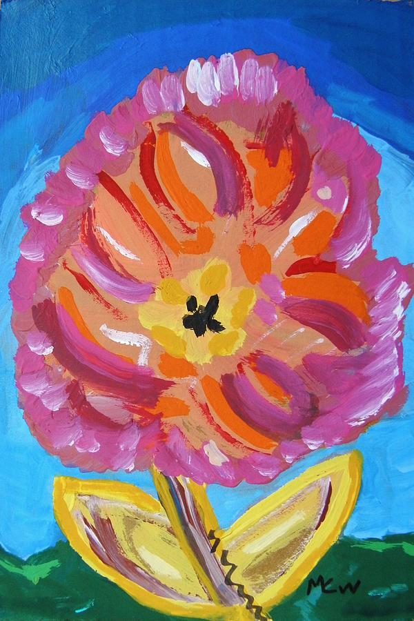 Star of the Garden-1 #1 Painting by Mary Carol Williams