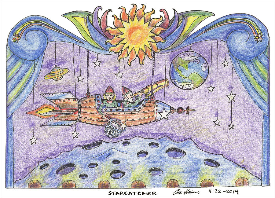 Starcatcher Drawing by Eric Haines