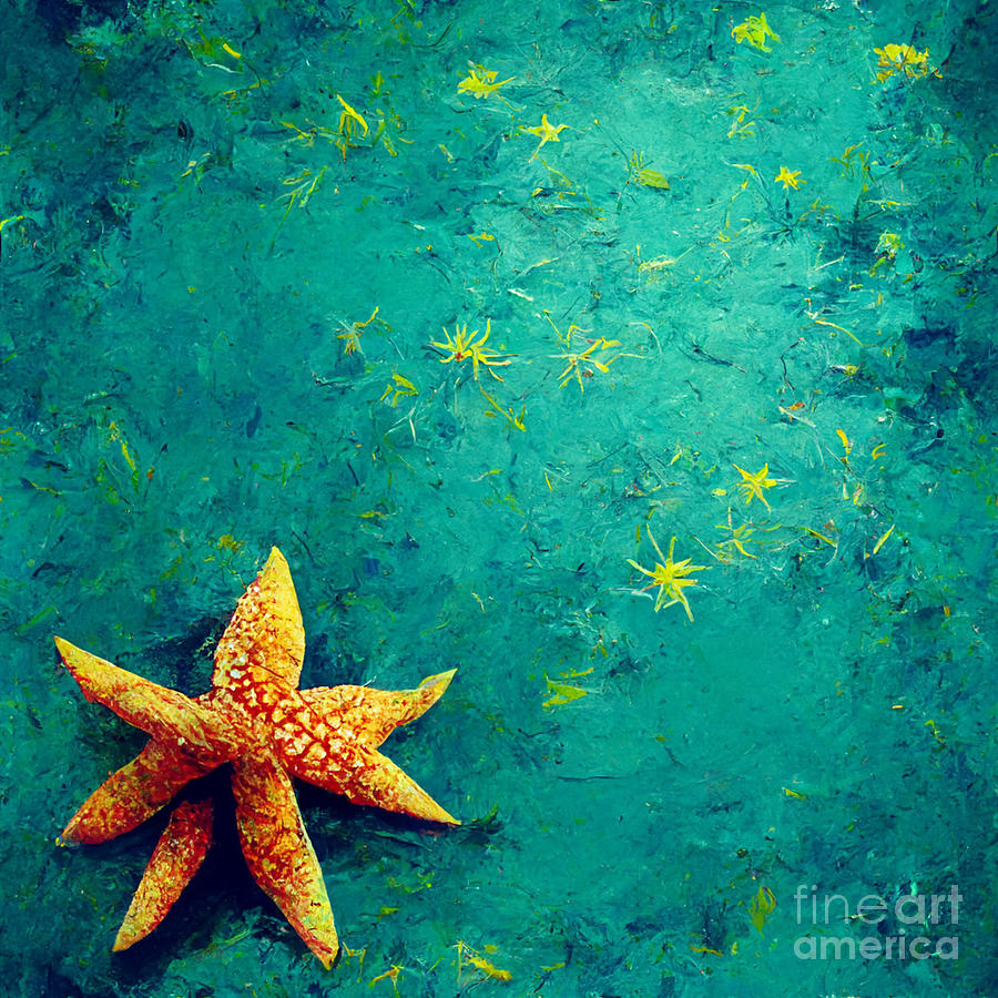 Starfish Digital Art