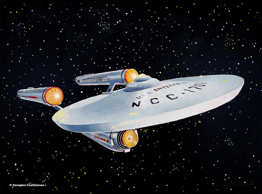 Starship Enterprise Painting