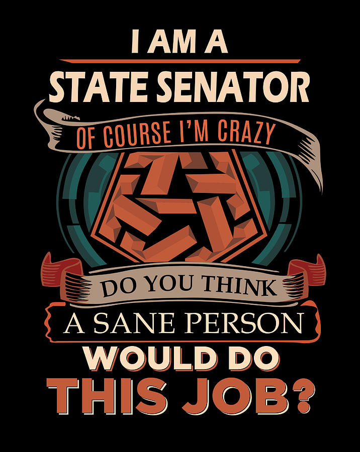 State Senator Digital Art - State Senator T Shirt - We Do Precision Job Gift Item Tee #1 by Shi Hu Kang