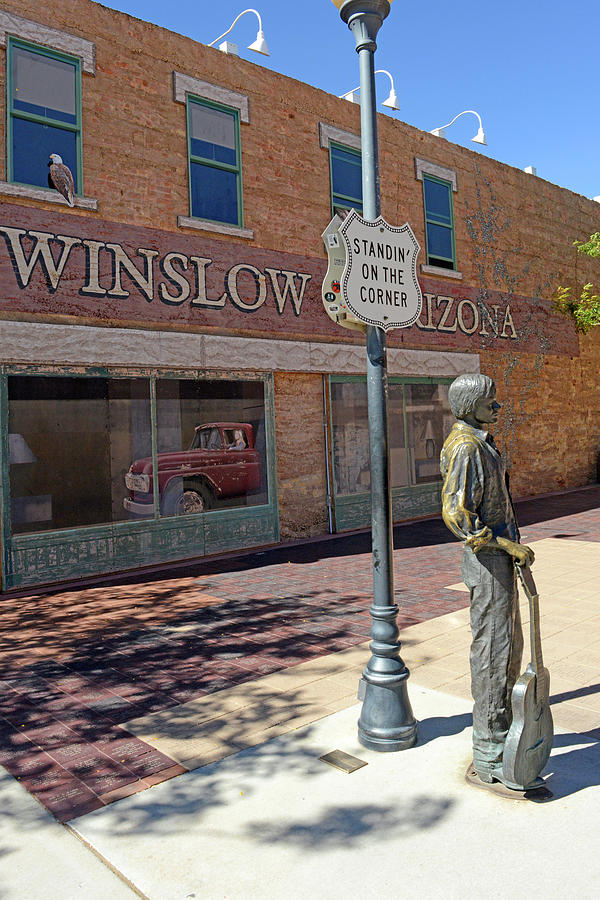 Statue of Glenn Frey Winslow AZ #1 Photograph by Chris Smith
