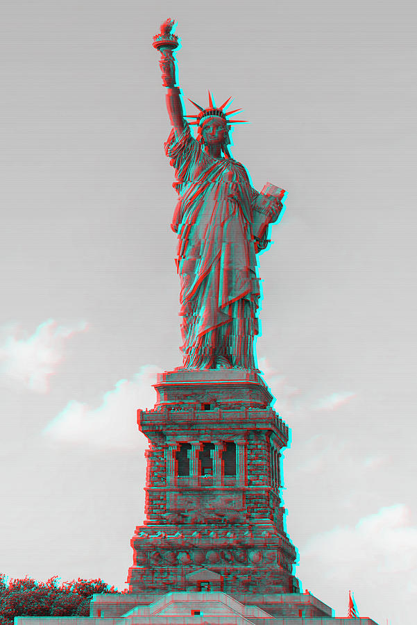Architecture Digital Art - Statue of Liberty #1 by Manjik Pictures