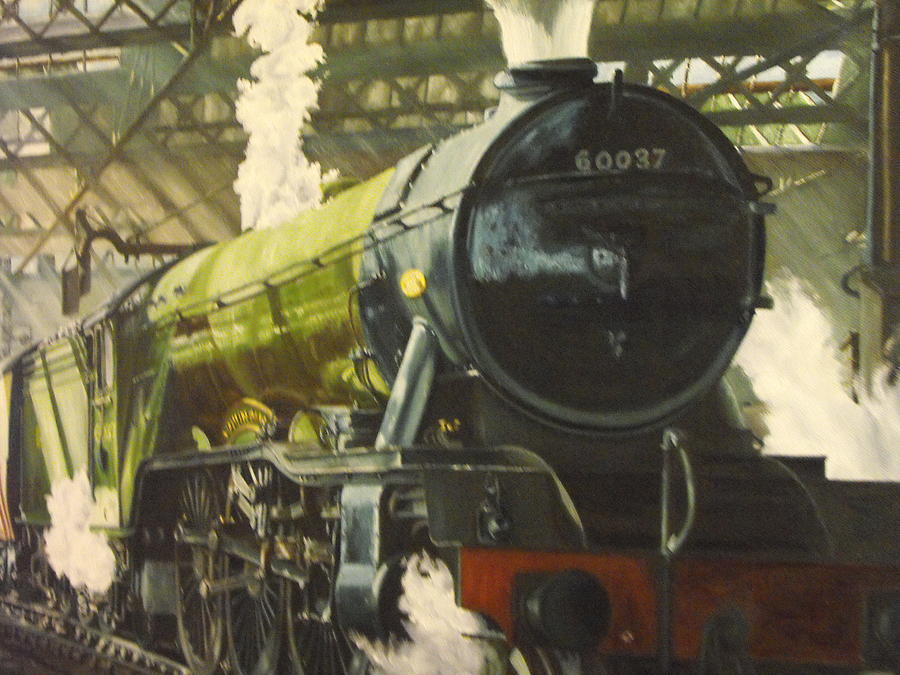 Steam Train #1 Painting by HH Palliser
