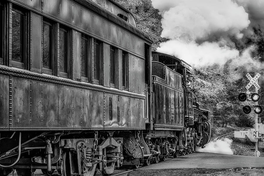 Steam Train Locomotive No 40  #1 Photograph by Susan Candelario
