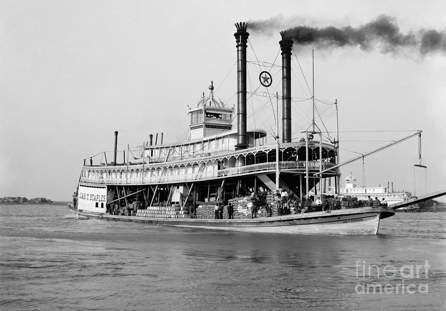 Steamship, c1910 #2 Photograph by Granger