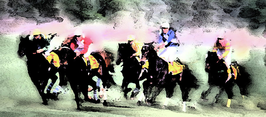 Steeple Chase Colors #1 Photograph by Wayne King