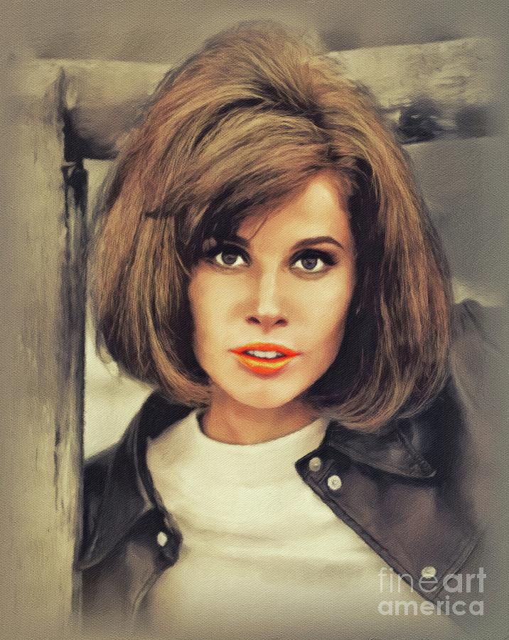 Vintage Painting - Stephanie Powers, Vintage Actress #1 by Esoterica Art Agency