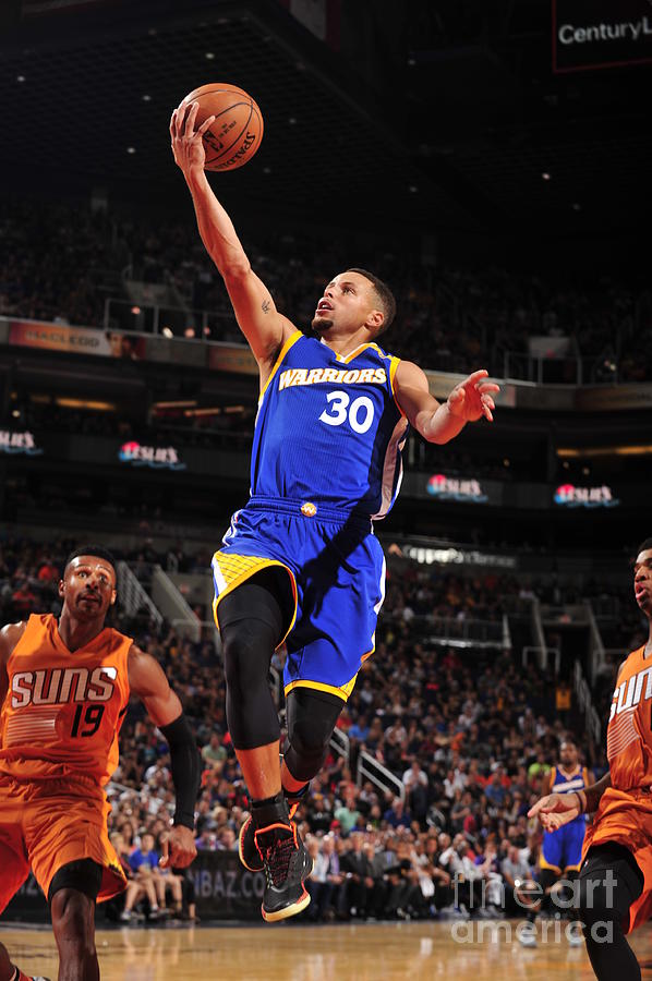 Stephen Curry Photograph by Barry Gossage