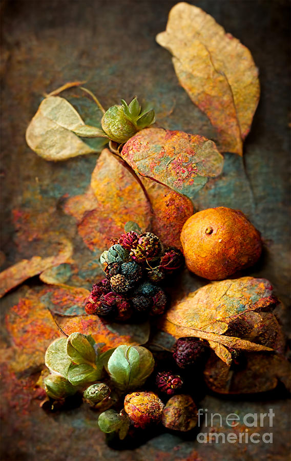 Still Life Digital Art - Still life autumn #1 by Sabantha