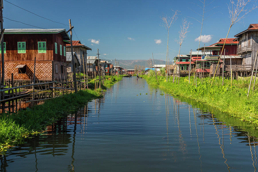 Stilted village in Inle lake Photograph by Gavriel Jecan - Fine Art America