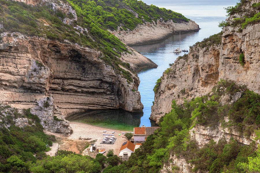 Stiniva Bay - Island Of Vis - Croatia Photograph By Joana Kruse - Fine 