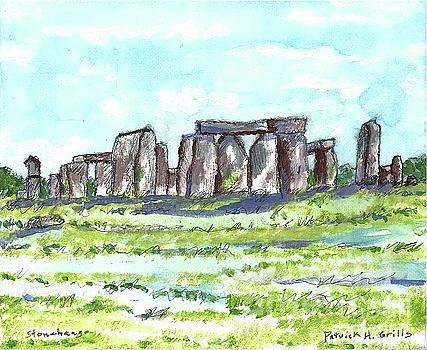Stonehenge #1 Painting by Patrick Grills