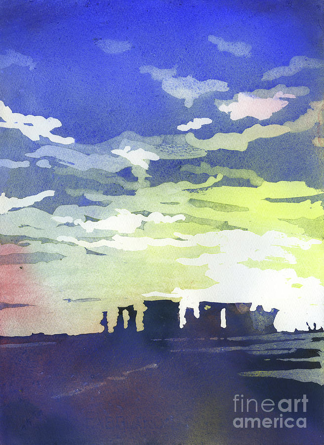 Stonehenge Sunset #1 Painting by Ryan Fox