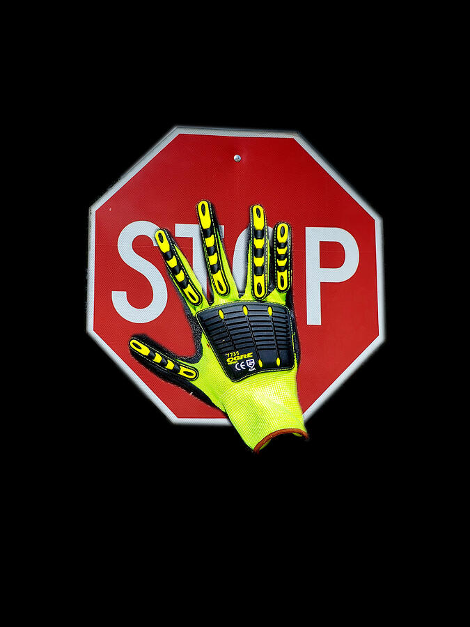 Stop Right There Clear Background Mixed Media