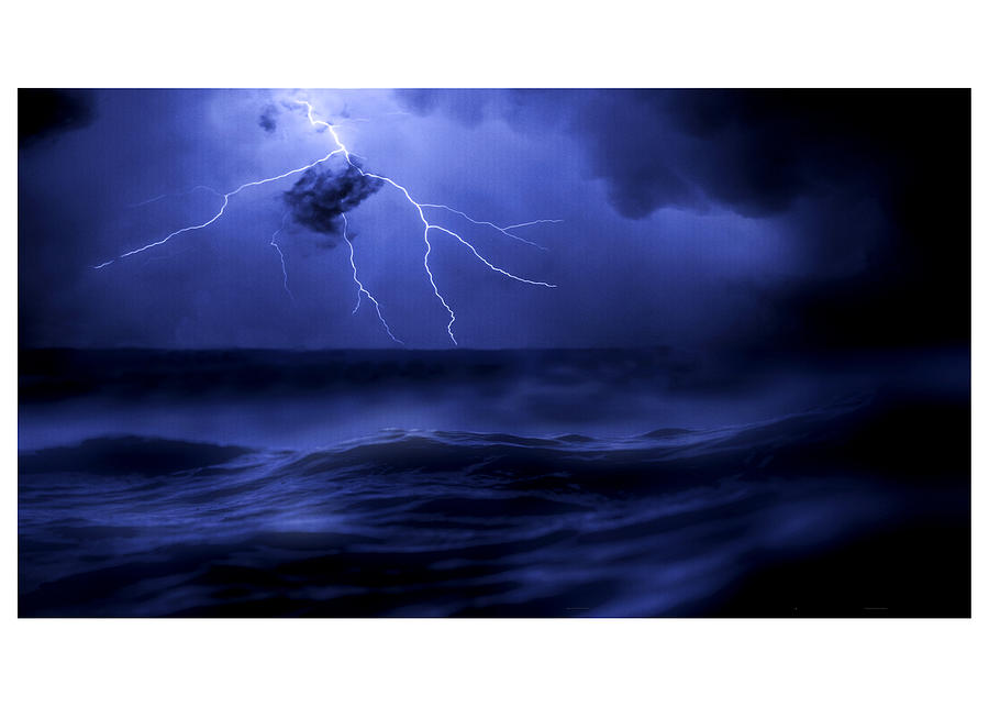 Storm At Sea Photograph by David Hutchison