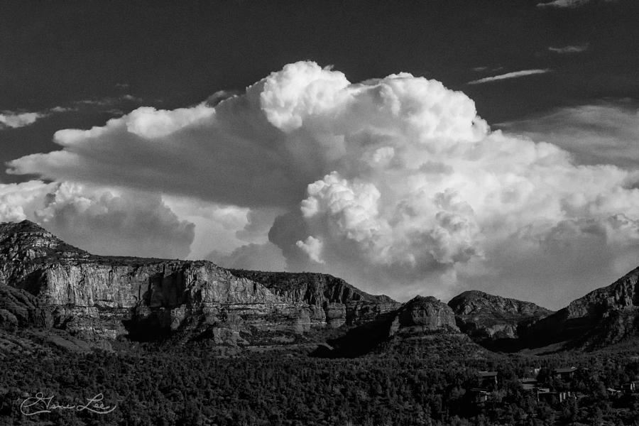 Storm Cloud over Sedona #2 Photograph by Geno