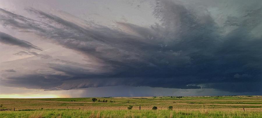Storm Near Black Wolf, Kansas 5/26/21 #1 Photograph by Ally White