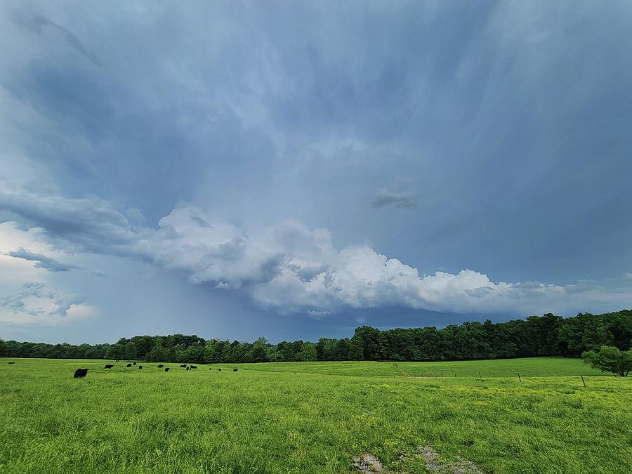 Storm Near Elberfeld, Indiana  #1 Photograph by Ally White